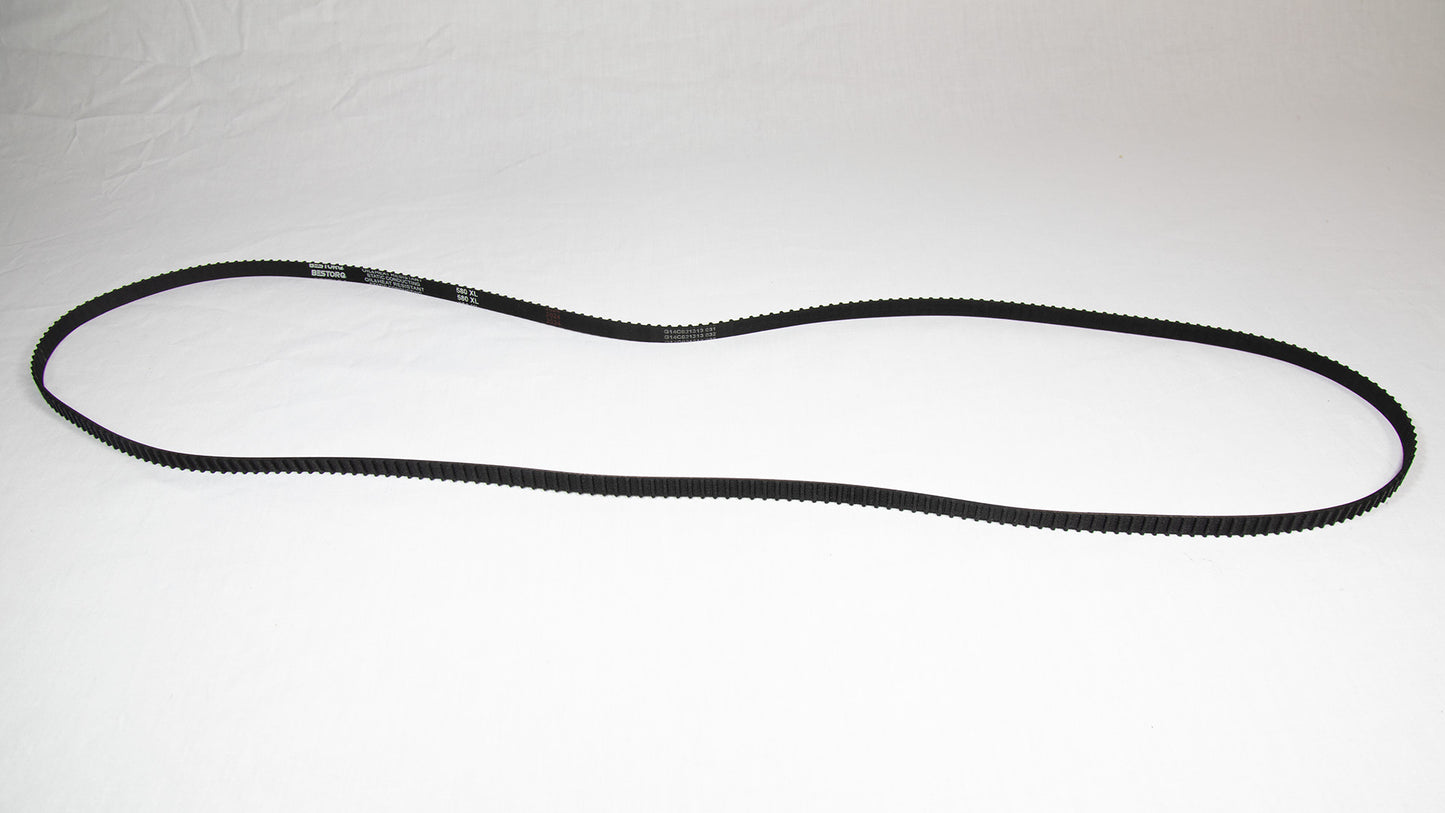 A black belt displayed against a plain white background.