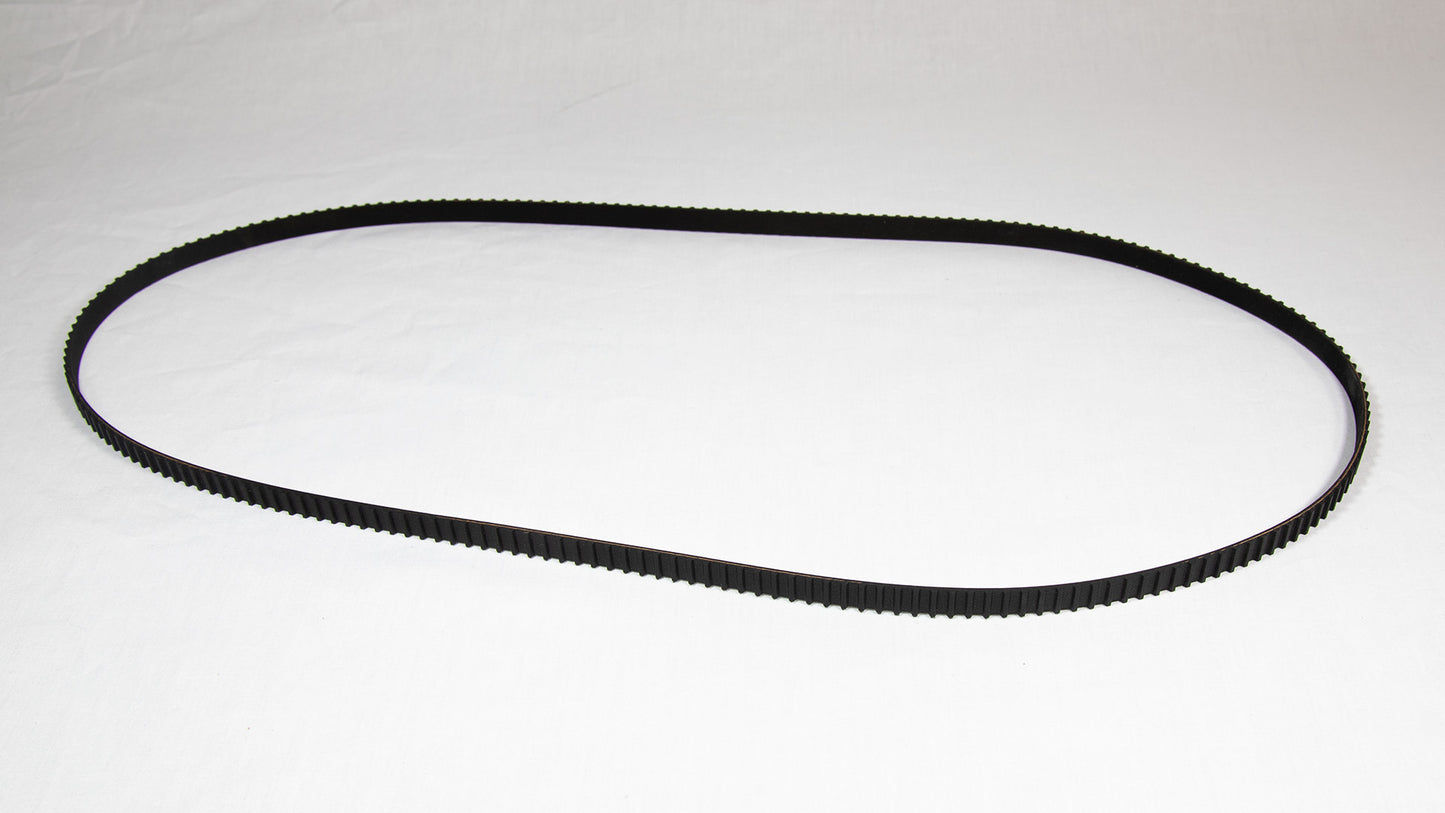 A black belt displayed against a plain white background.