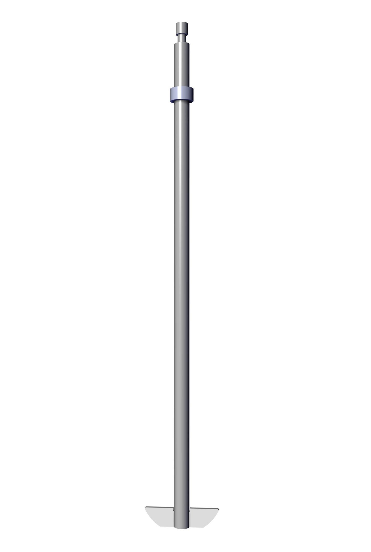 Cylinder with paddle on one end