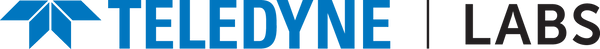 Teledyne Labs logo with blue and white colors