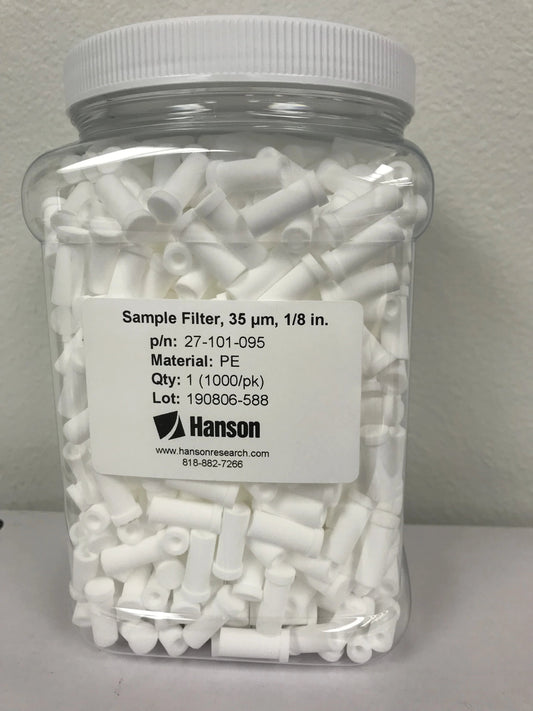 Container with 1,000 filters.