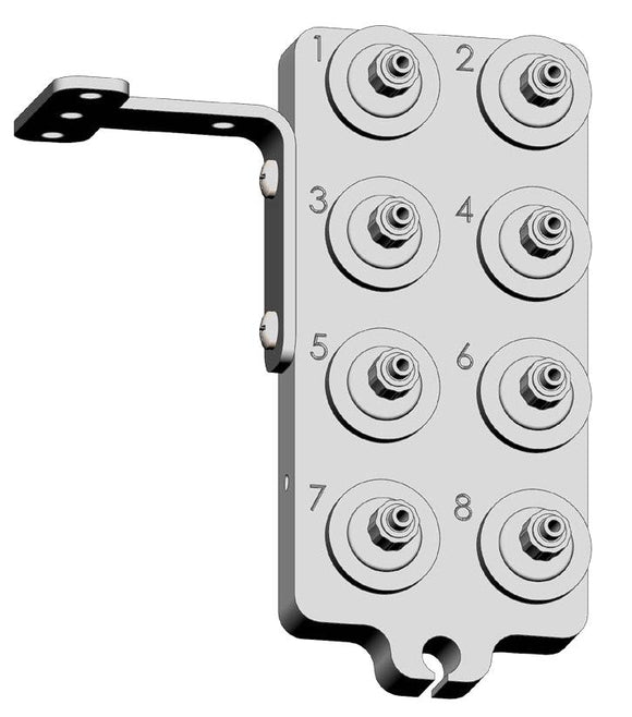 Block with 8 connection points.