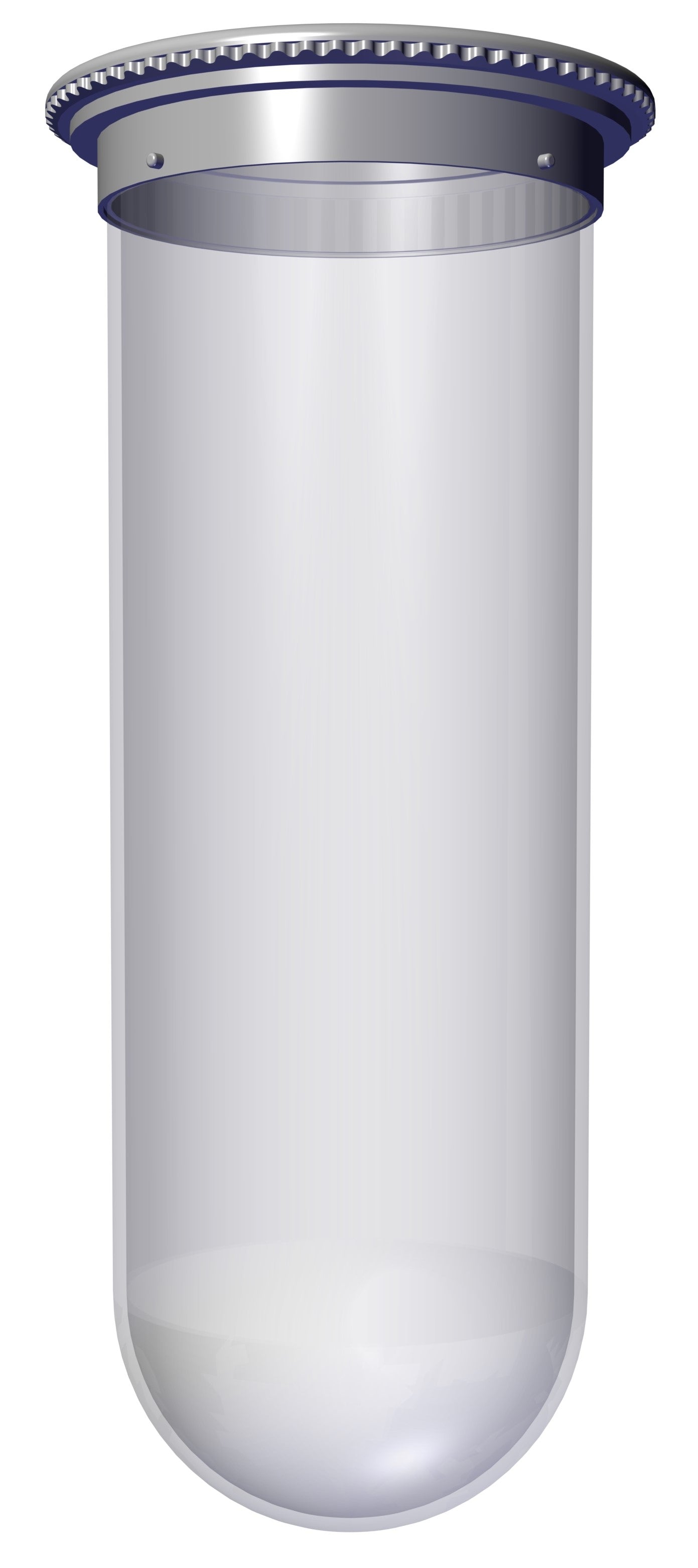 Clear vessel with cap