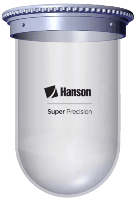 Clear vessel with cap