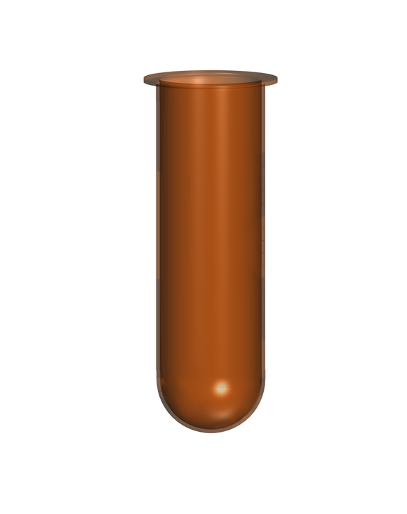 Amber colored vessel