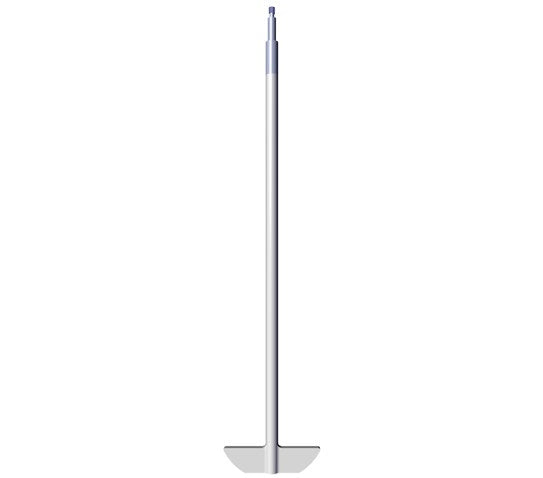 Cylinder with paddle on one end.