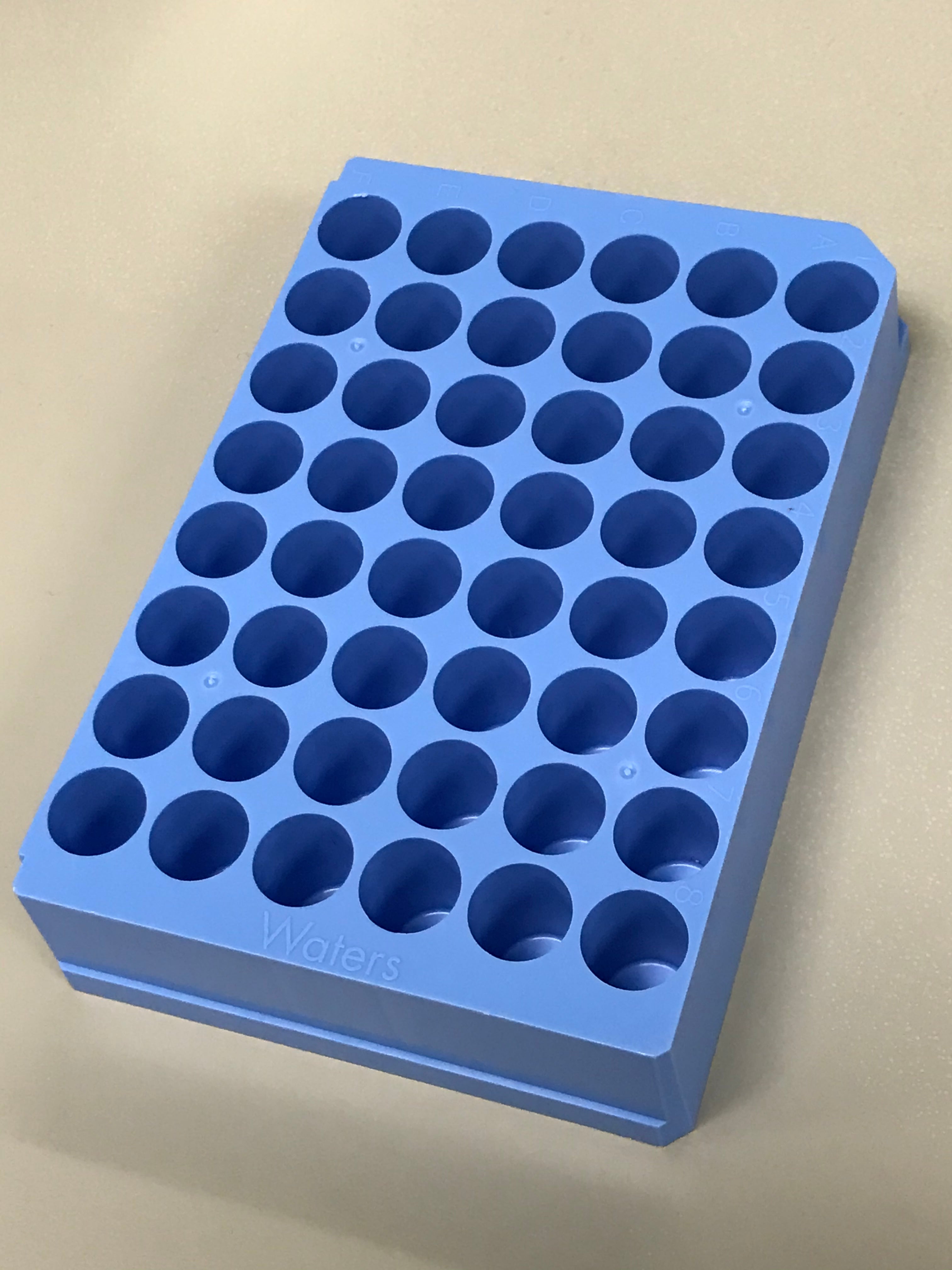 Vial Rack 48 Waters™ Vial Tray - 48 Well (12 mm x 32 mm Vials) – Teledyne Hanson